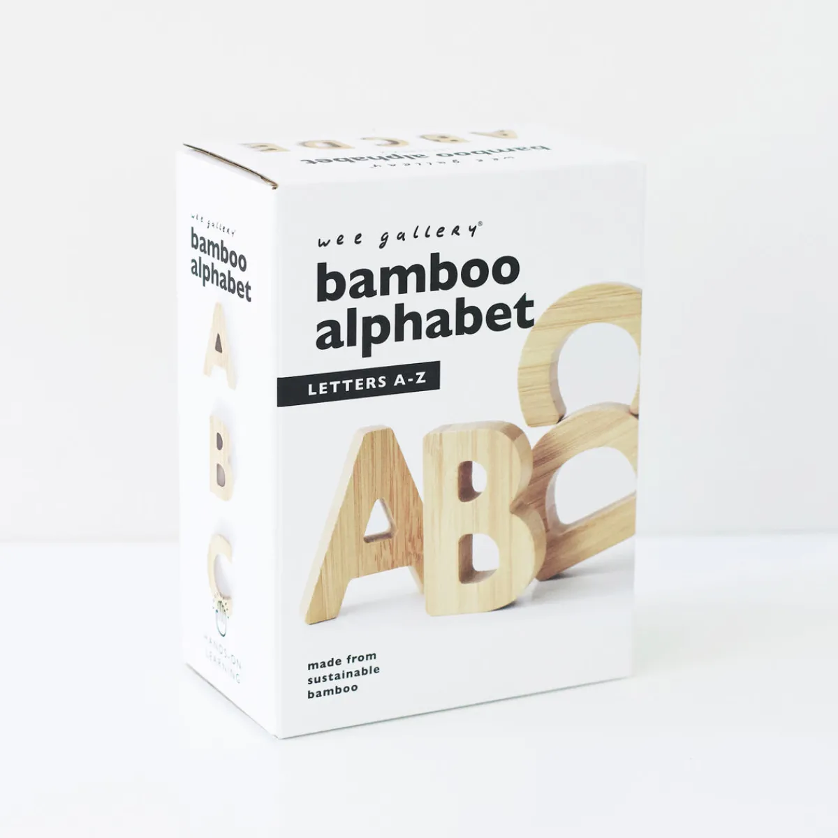 Wee Gallery Taal & Communicatie | 5 Jaar*Bamboe Alfabet Letters