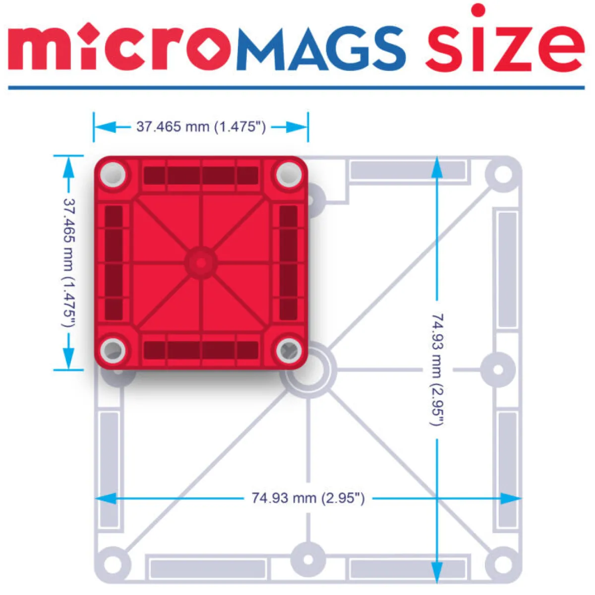 builder_xl_met__micromags_4.webp Magna-Tiles Ruimtelijk Inzicht | Motoriek*Builder xl met 6 micromags 50-delig