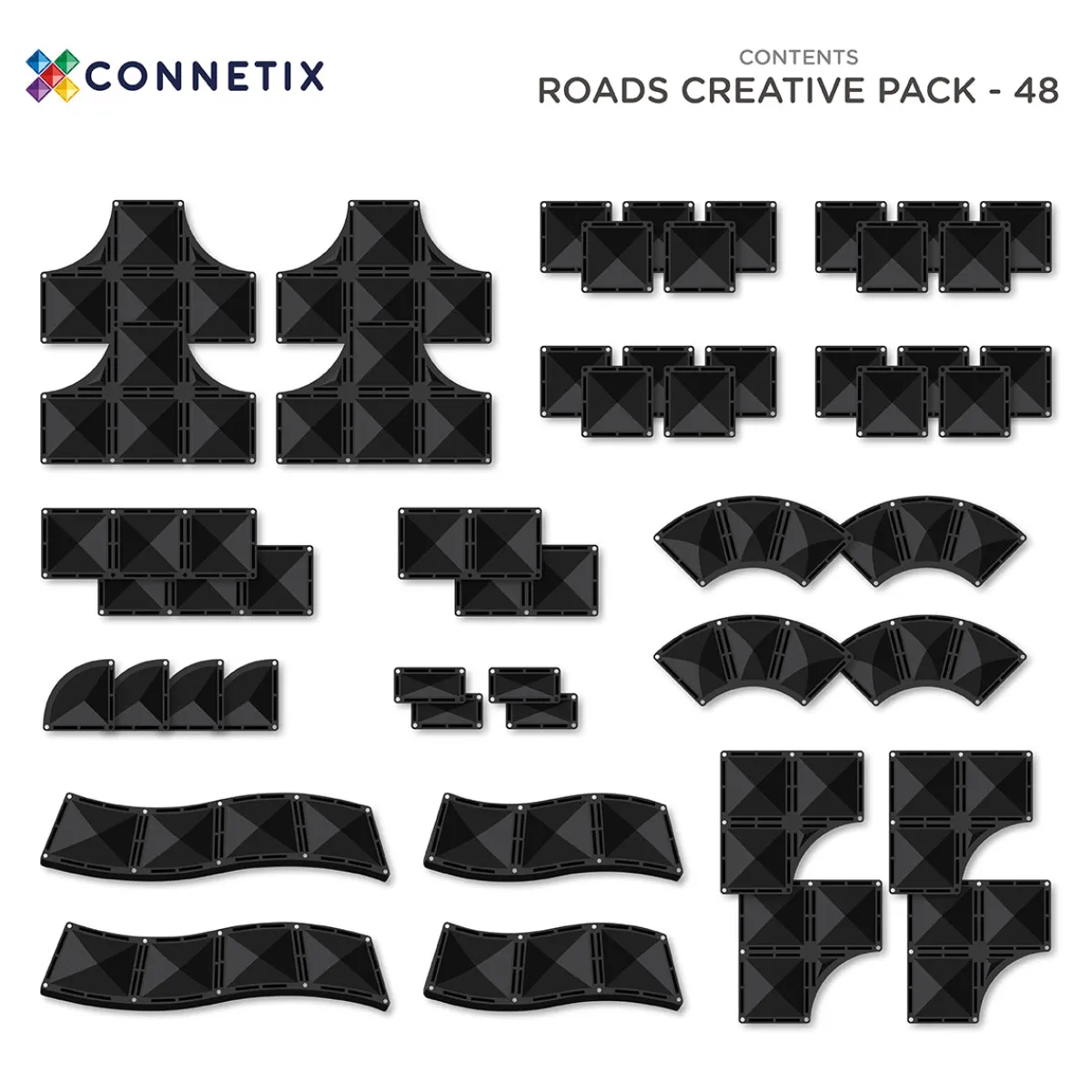 creative_roads_pack_delig_3.webp Connetix Ruimtelijk Inzicht | Motoriek*Creative roads pack 48-delig