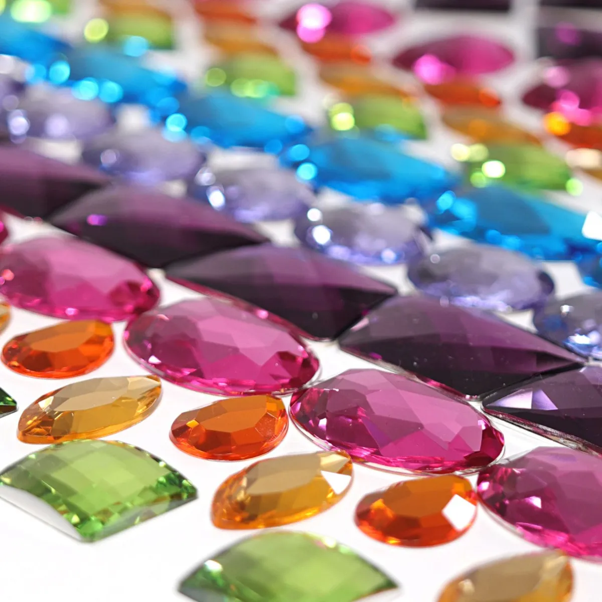Grimm's Motoriek | Creativiteit & Fantasie*Glitterstenen groot acryl- 140st