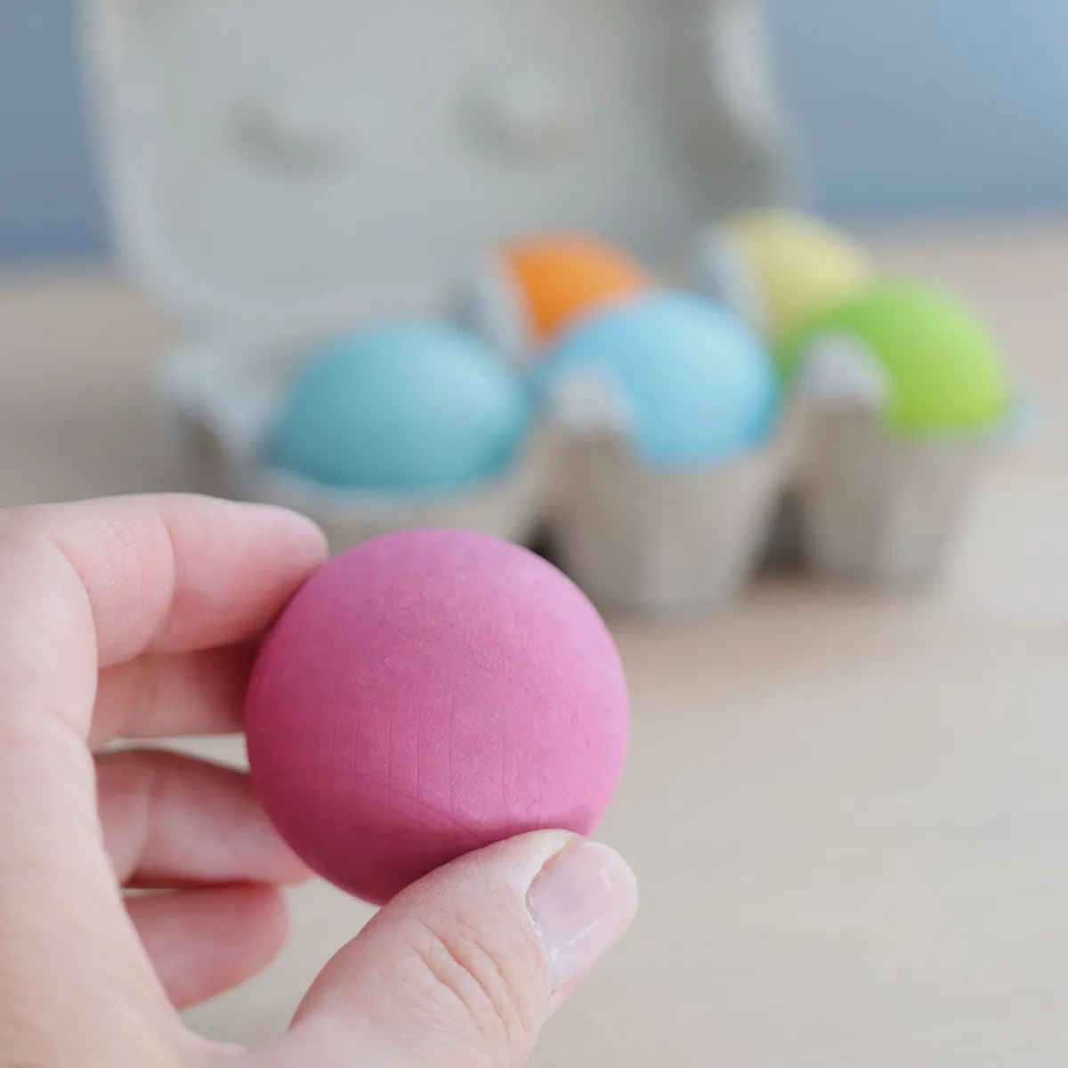 Grimm's Motoriek | Creativiteit & Fantasie*Grote houten Ballen - Pastel