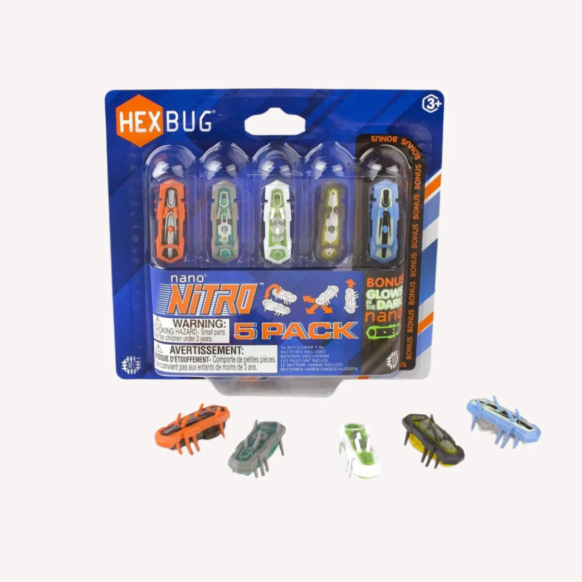 Hexbug Creativiteit & Fantasie | 4 Tot 5 Jaar*Nano Nitro - 5 st