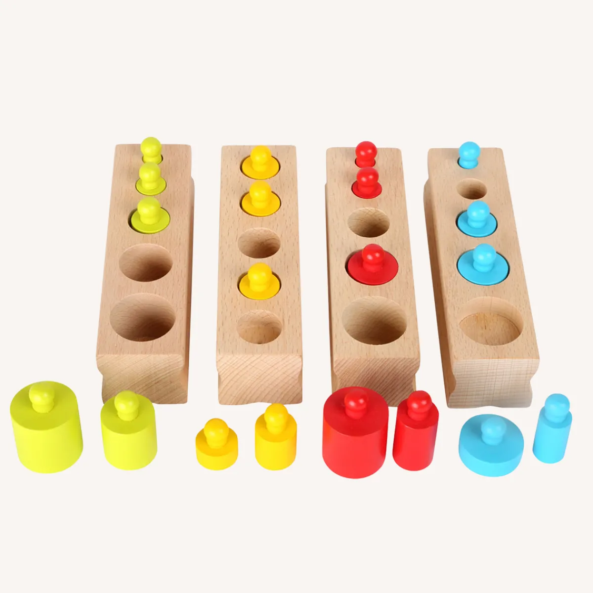 Small foot Logica & Rekenvaardigheid | 5 Jaar*Houten puzzel grootte sorteren