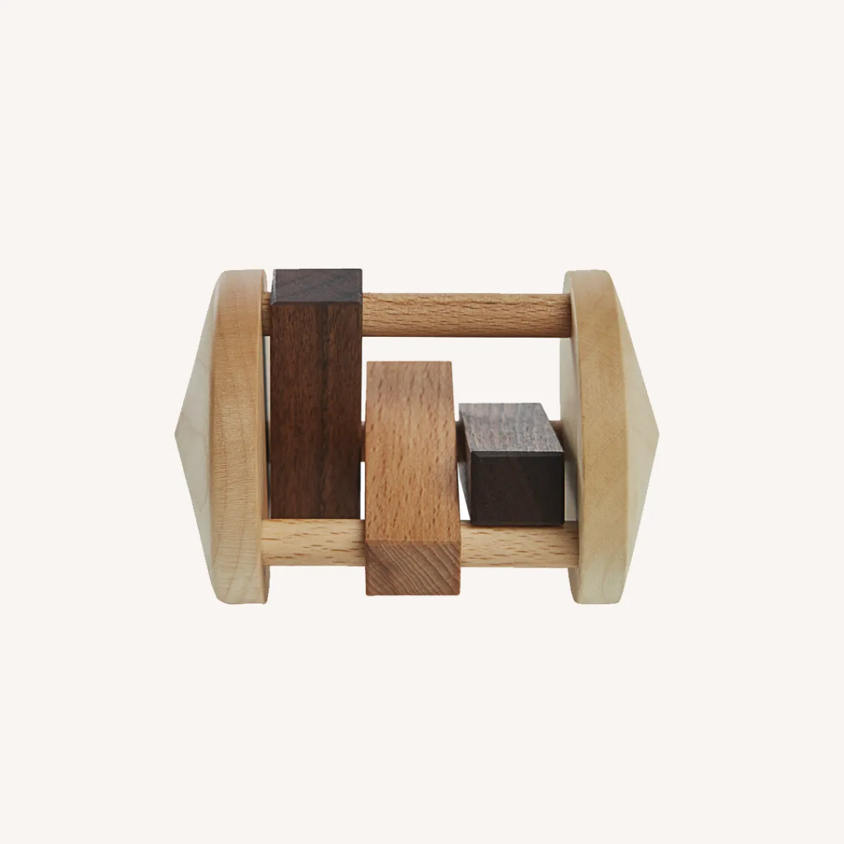 Wooden Story Zintuigen | Motoriek*Houten rammelaar - Fieldfare
