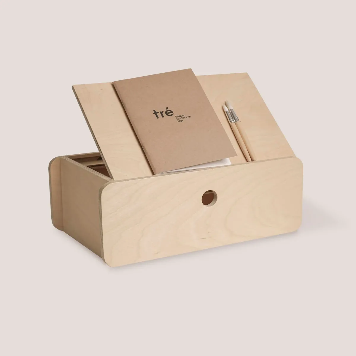Tré Timber Toys Creativiteit & Fantasie | 5 Jaar*Houten tekenbox