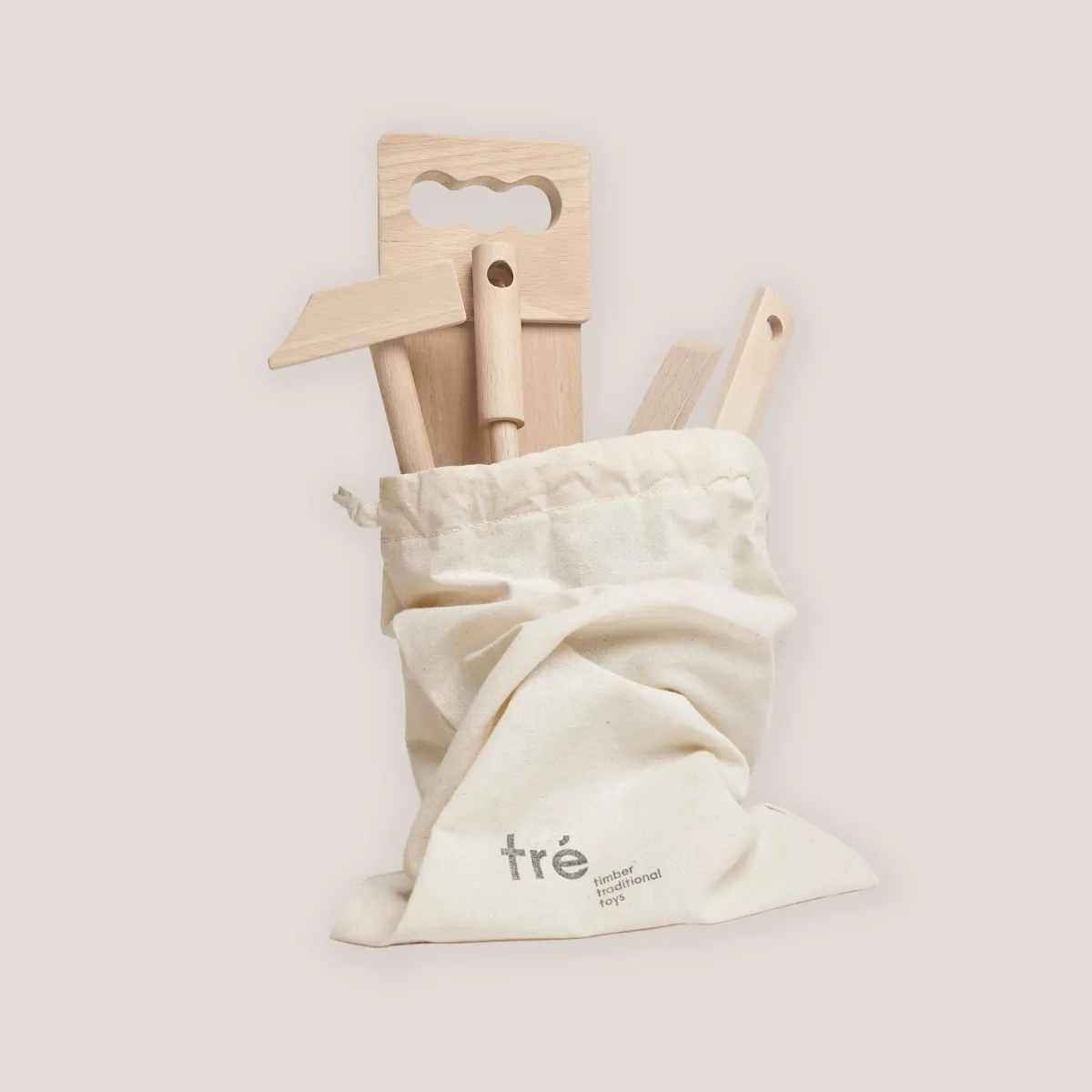 Tré Timber Toys Creativiteit & Fantasie | 5 Jaar*Houten werkbank tools