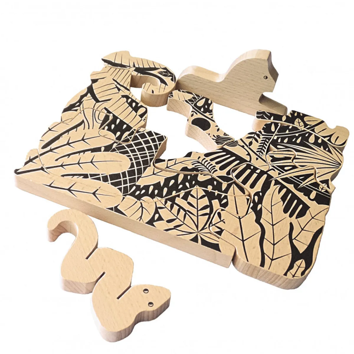 jungle_dierenset_puzzel_3.webp Bajo Ruimtelijk Inzicht | Motoriek*Jungle dierenset puzzel