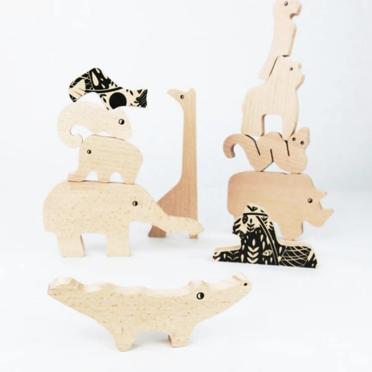 jungle_dierenset_puzzel_4.webp Bajo Ruimtelijk Inzicht | Motoriek*Jungle dierenset puzzel