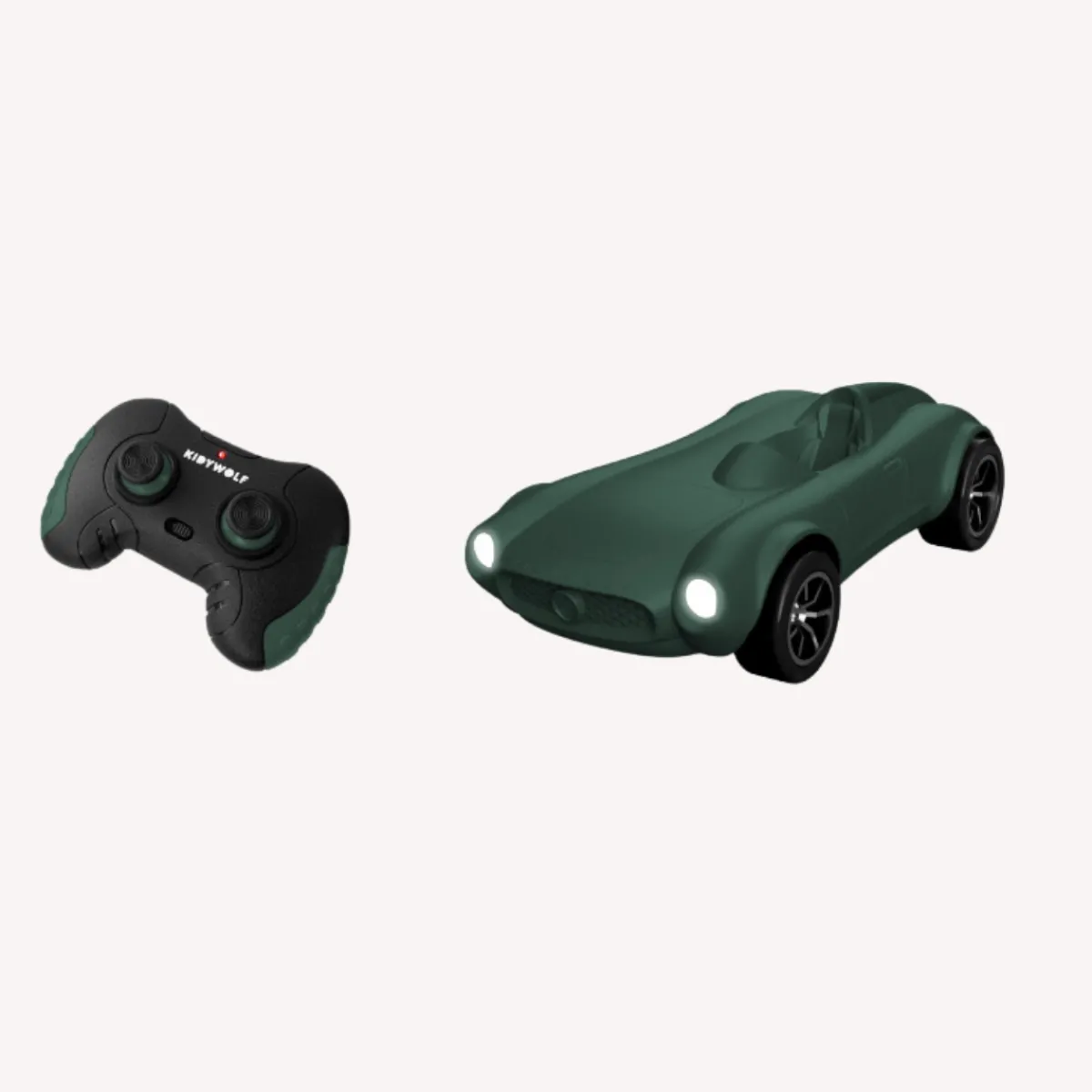 kidycar__bestuurbare_auto_2.webp Kidywolf Ruimtelijk Inzicht | Motoriek*Kidycar - bestuurbare auto - groen