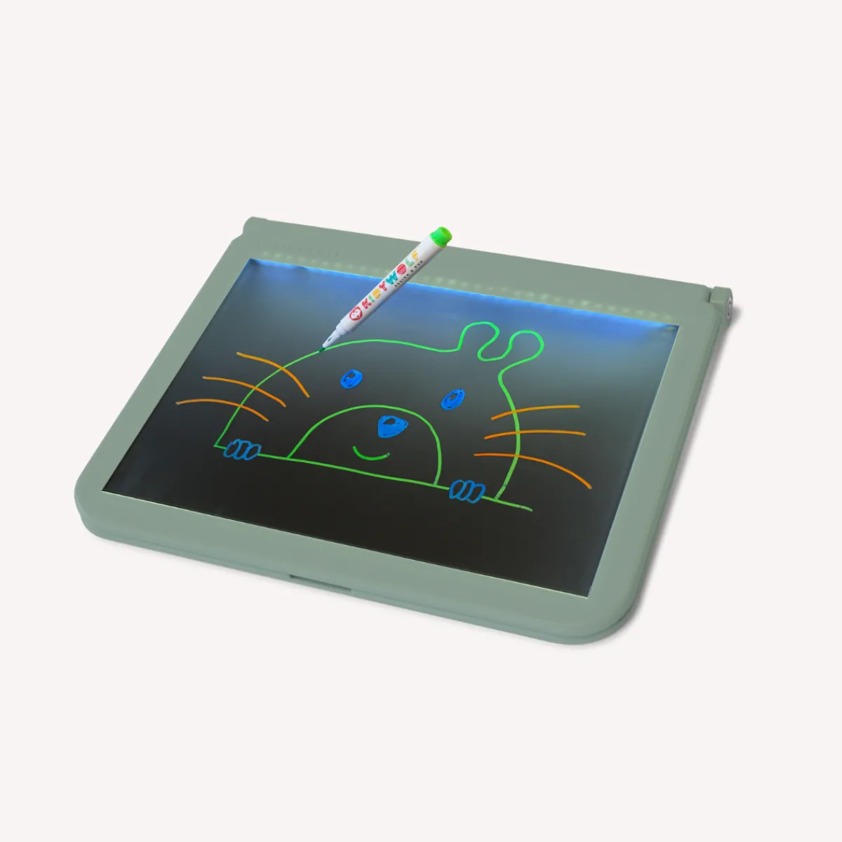 Kidywolf Taal & Communicatie | Creativiteit & Fantasie*Kidydraw pro - lichtgevend tweezijdig tekenbord