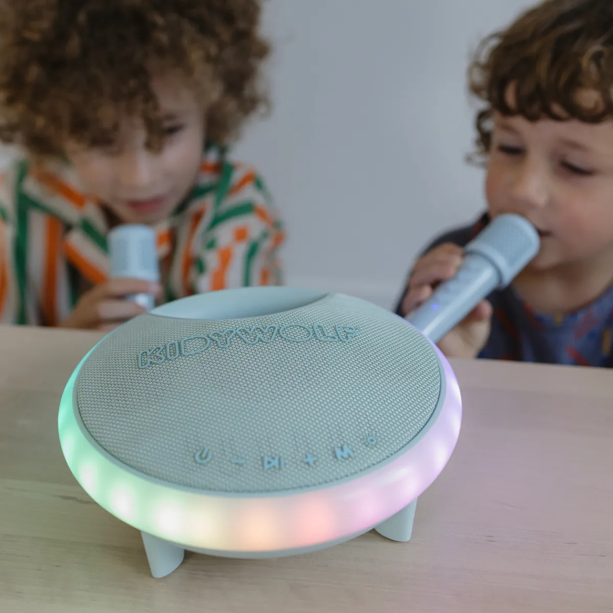 Kidywolf Zintuigen | Taal & Communicatie*Kidykaraoke - draagbare karaokespeaker en microfoons