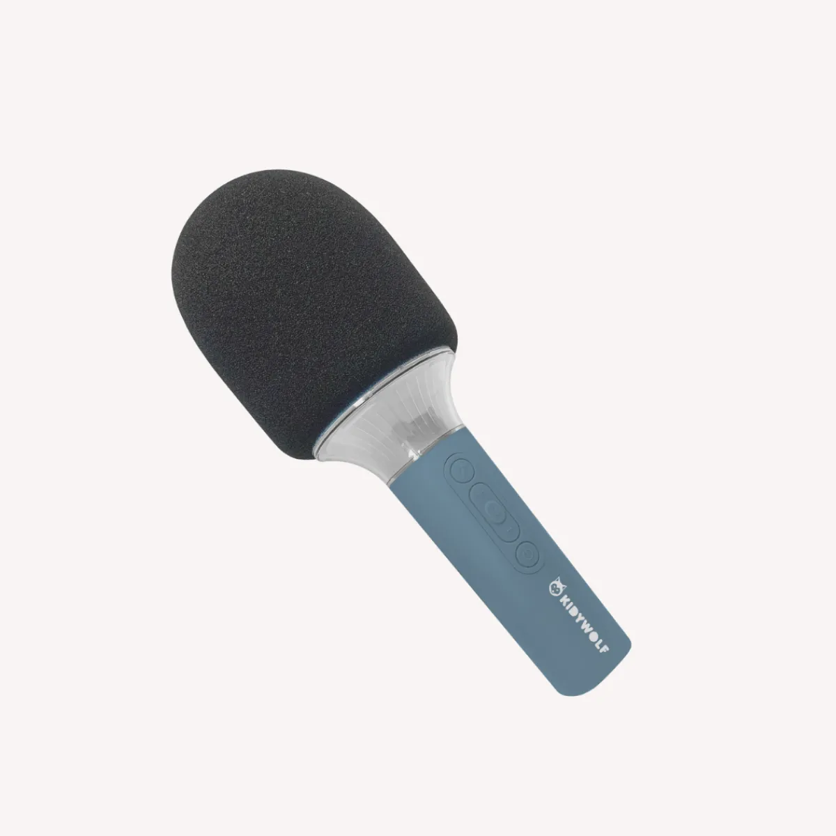kidymic_bluetooth_led_mic_5-1.webp Kidywolf Zintuigen | Taal & Communicatie*Kidymic bluetooth LED microfoon - blauw