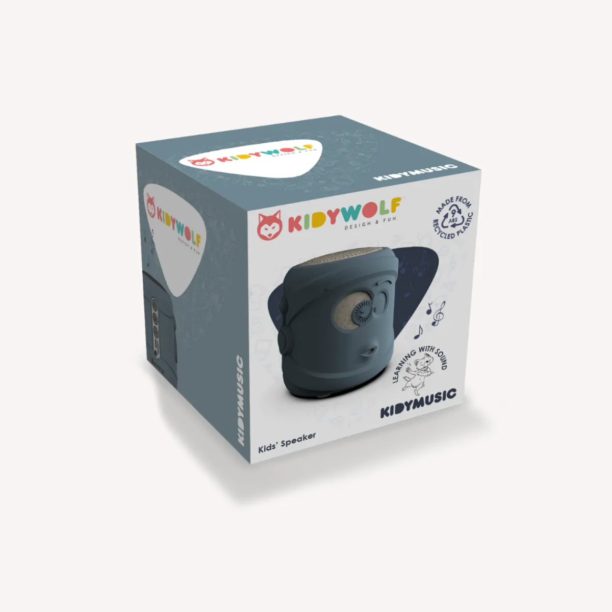 Kidywolf Zintuigen | Taal & Communicatie*Kidymusic - draagbare bluetooth speaker - nova