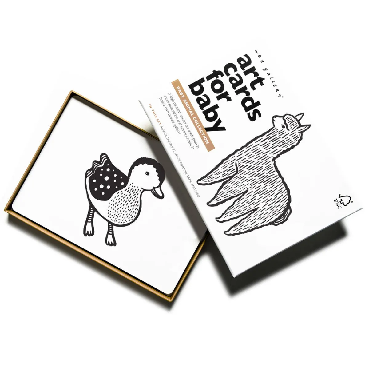 kijkkaarten_art_cards_bab_5.webp Wee Gallery Zintuigen | Concentratie & Geheugen*Kijkkaarten Art Cards Baby dieren