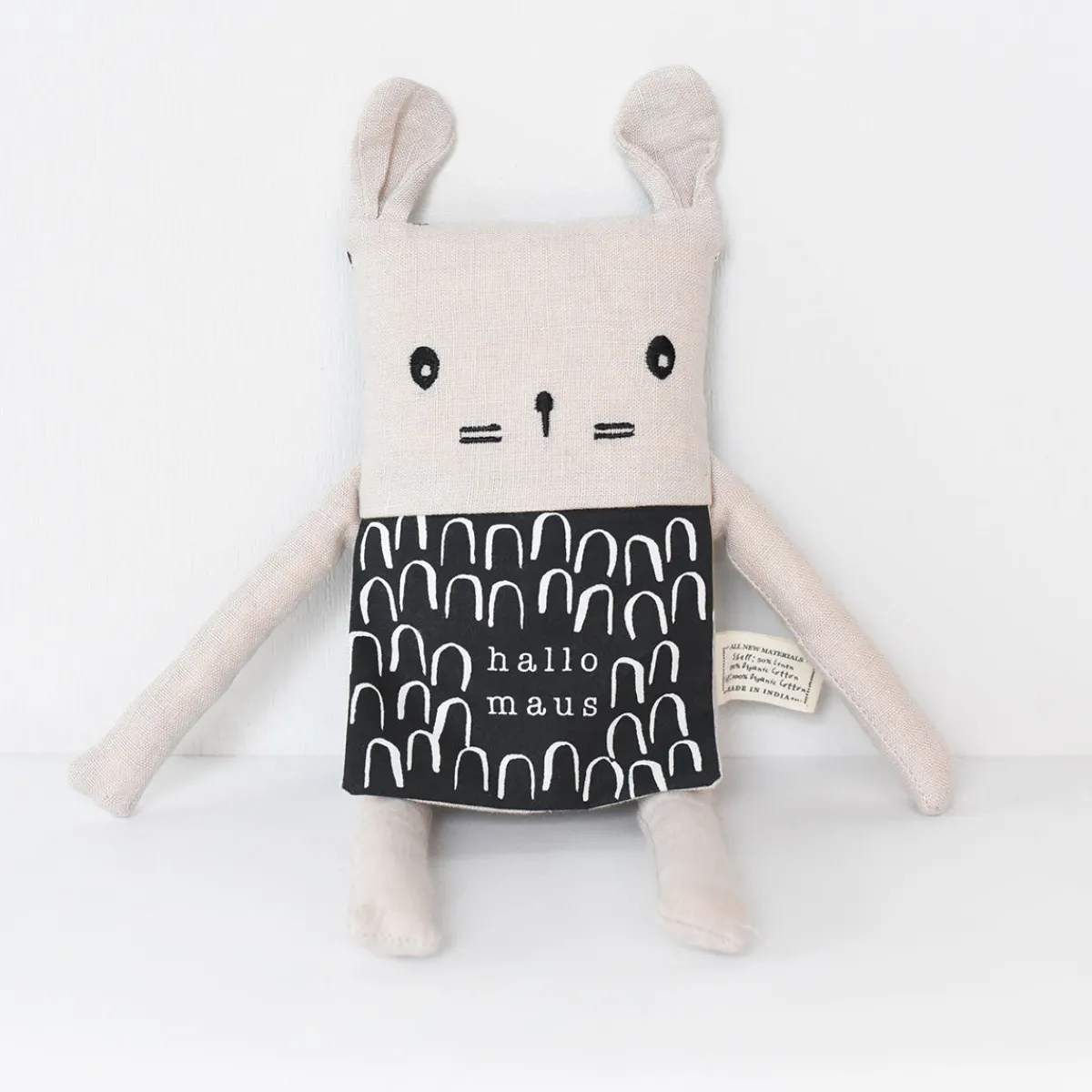 Wee Gallery Zintuigen | Emoties & Sociaal Gedrag*Knuffel Muis - Flippy Friend