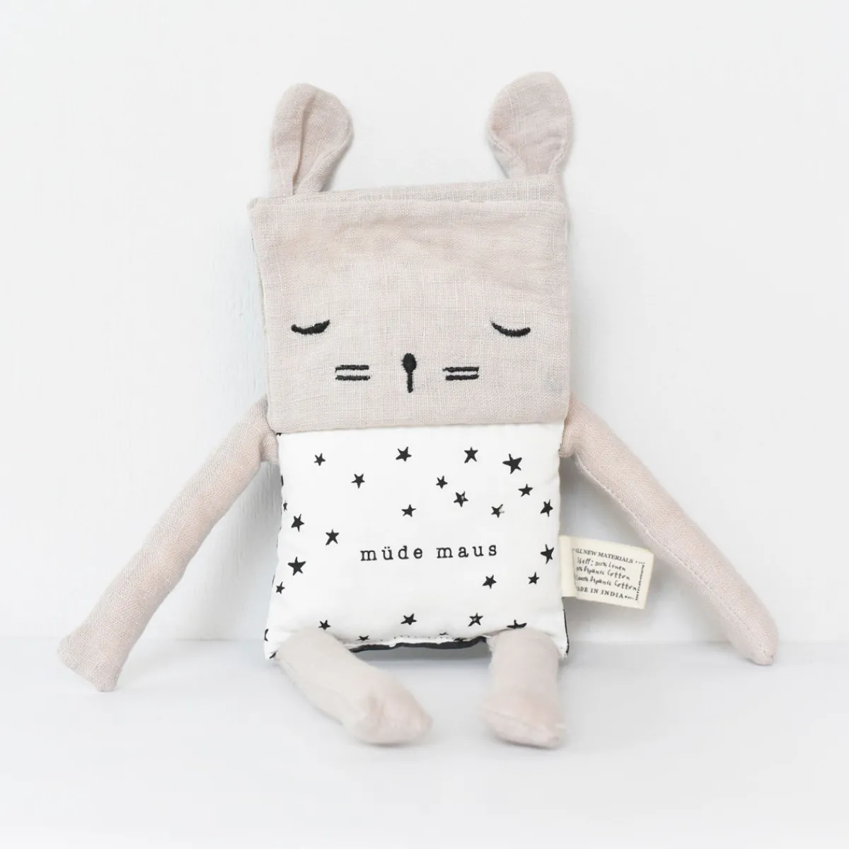 knuffel_muis__flippy_frie_2.webp Wee Gallery Zintuigen | Emoties & Sociaal Gedrag*Knuffel Muis - Flippy Friend