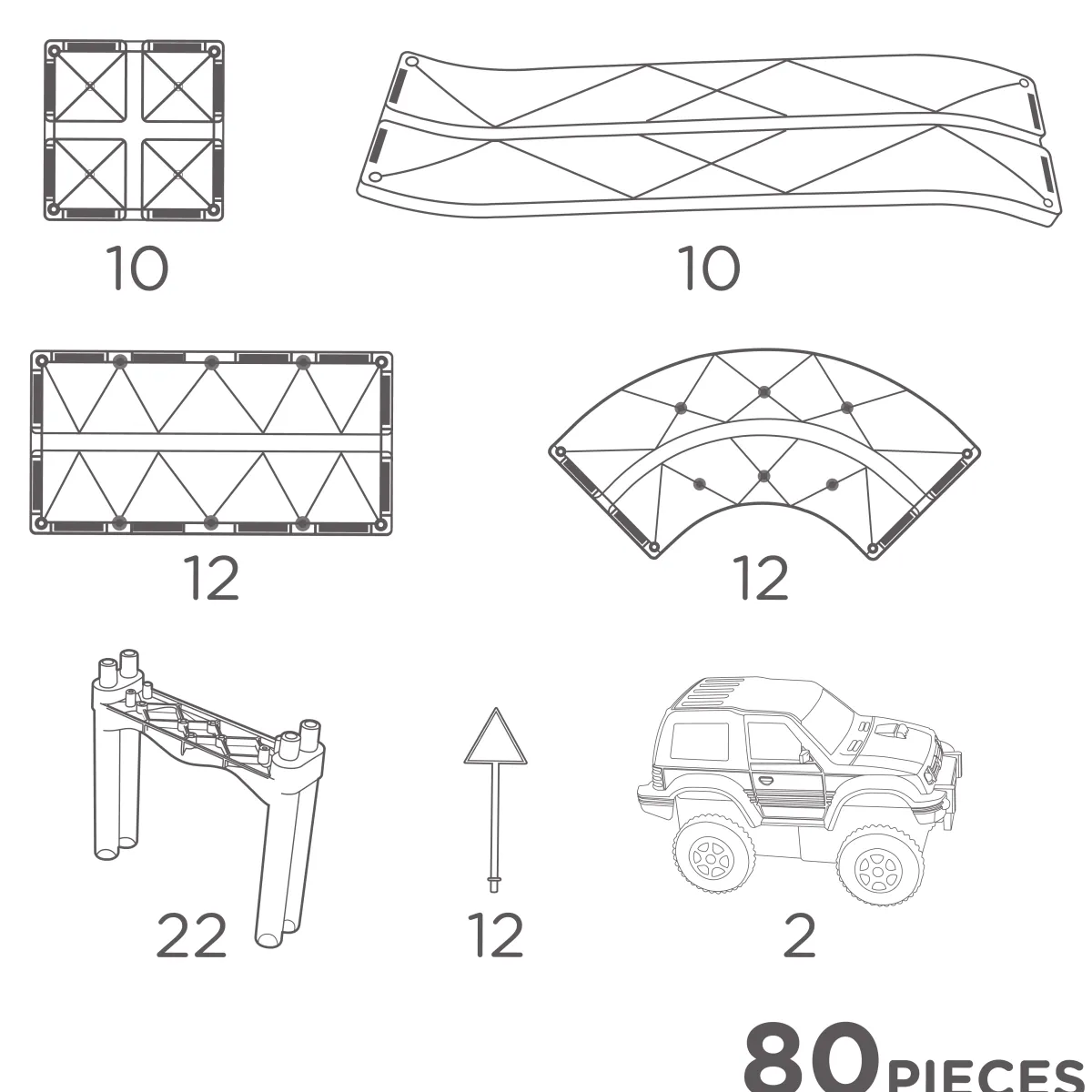magnetische_racebaan__lar_4.webp Cleverclixx Ruimtelijk Inzicht | Motoriek*Magnetische racebaan - Large Race Track Pastel - 80-delig