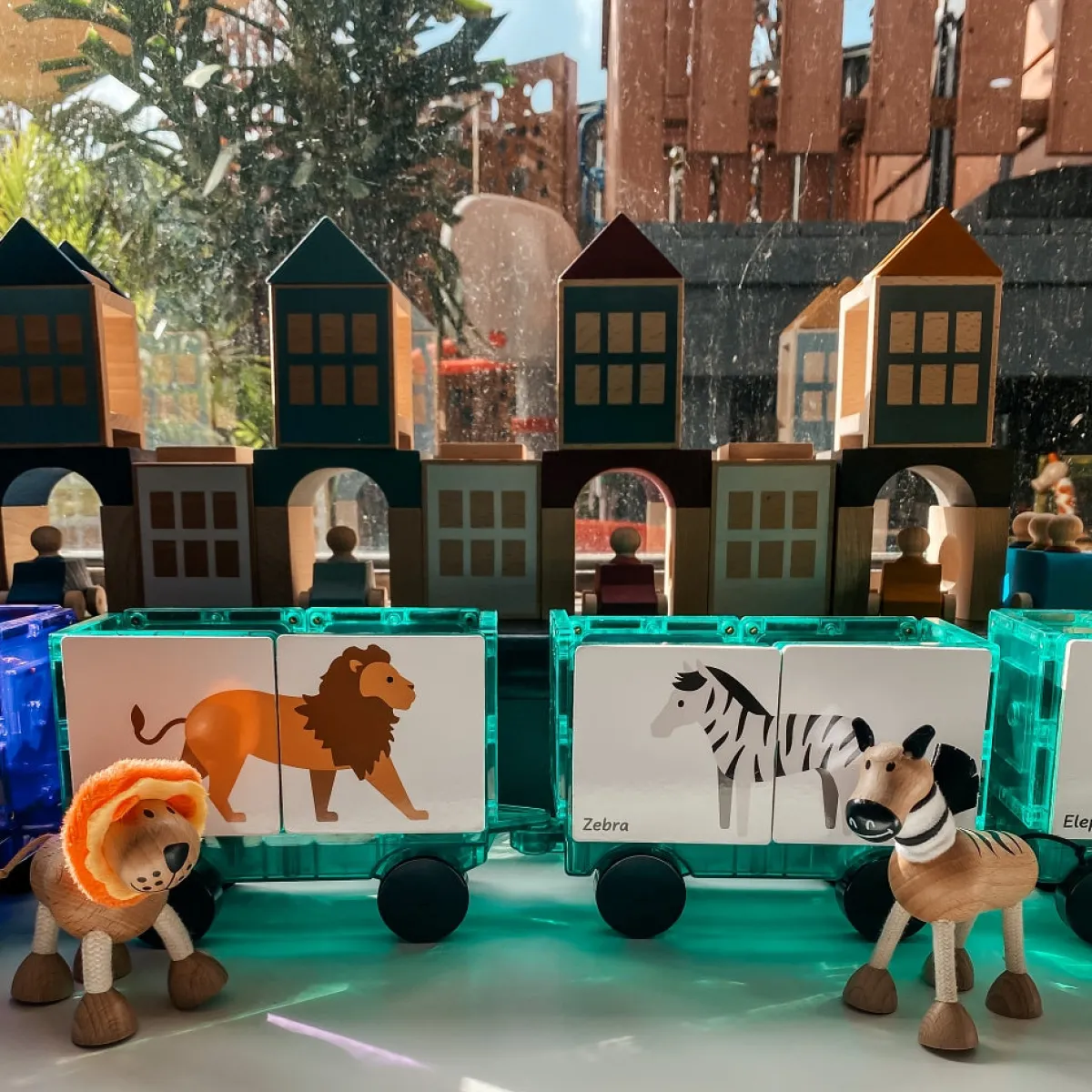 magnetische_tegel_toppers_2-1.webp Learn and grow toys Ruimtelijk Inzicht | Motoriek*Magnetische tegel toppers - dieren duo puzzel