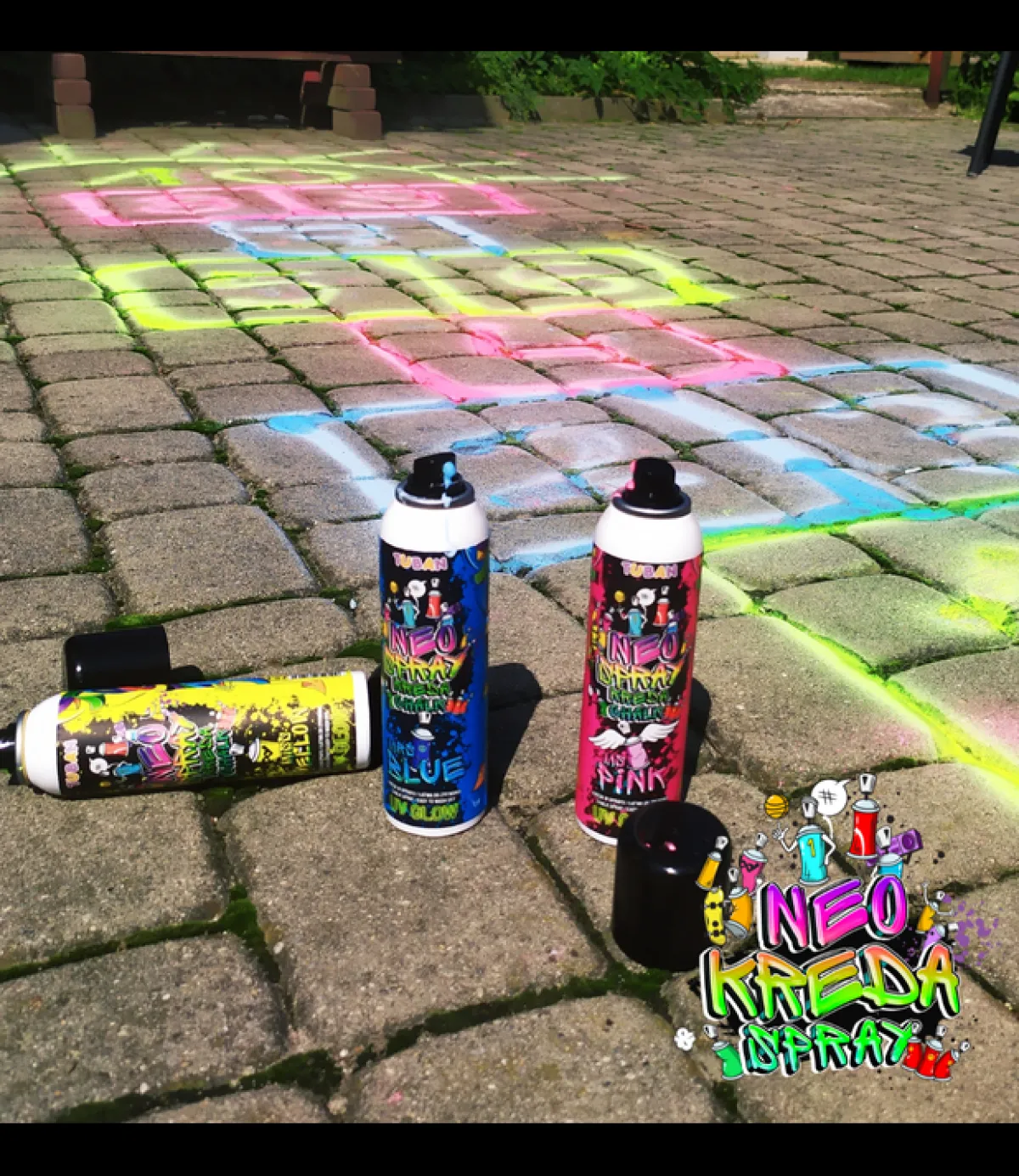 Tuban Zintuigen | Creativiteit & Fantasie*Neo Krijt Spray - blauw