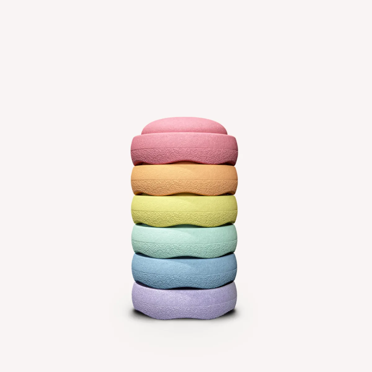 Stapelstein Motoriek | Creativiteit & Fantasie*Original mini rainbow pastel - 6
