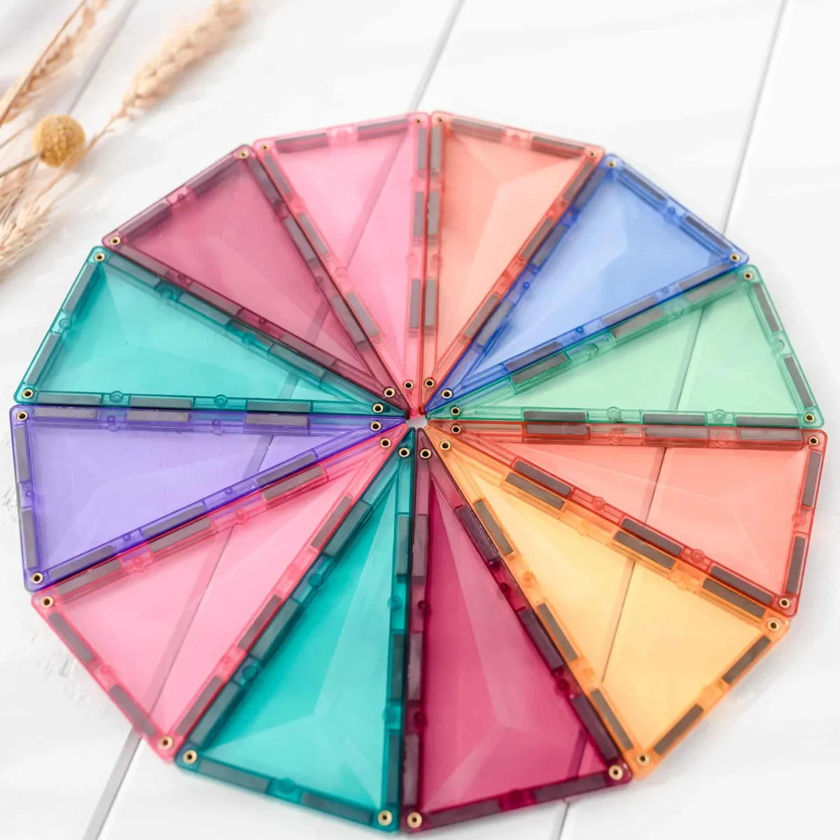 pastel_geometry_pack_deli_4.webp Connetix Ruimtelijk Inzicht | Motoriek*Pastel Geometry Pack 40-delig