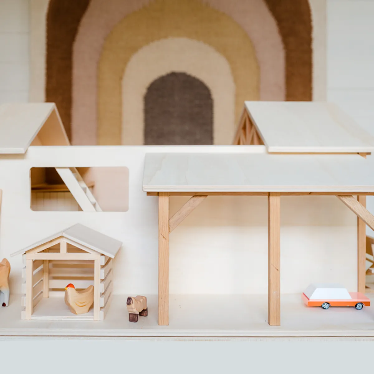 poppenhuis__barnhouse_7.webp Het houten huis Emoties & Sociaal Gedrag | Creativiteit & Fantasie*Poppenhuis - Barnhouse