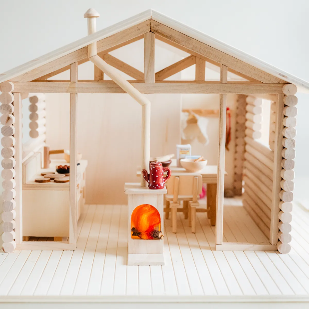 Het houten huis Emoties & Sociaal Gedrag | Creativiteit & Fantasie*Poppenhuis - Boshuis