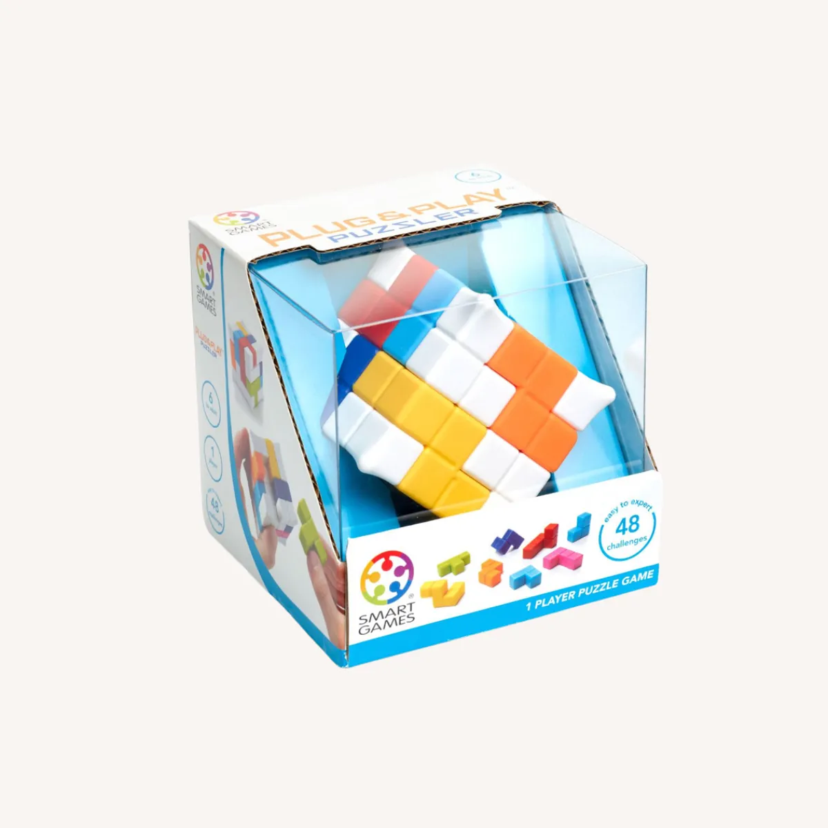 SmartGames Ruimtelijk Inzicht | Logica & Rekenvaardigheid*Puzzelspel Plug & Play Puzzler - Gift Box