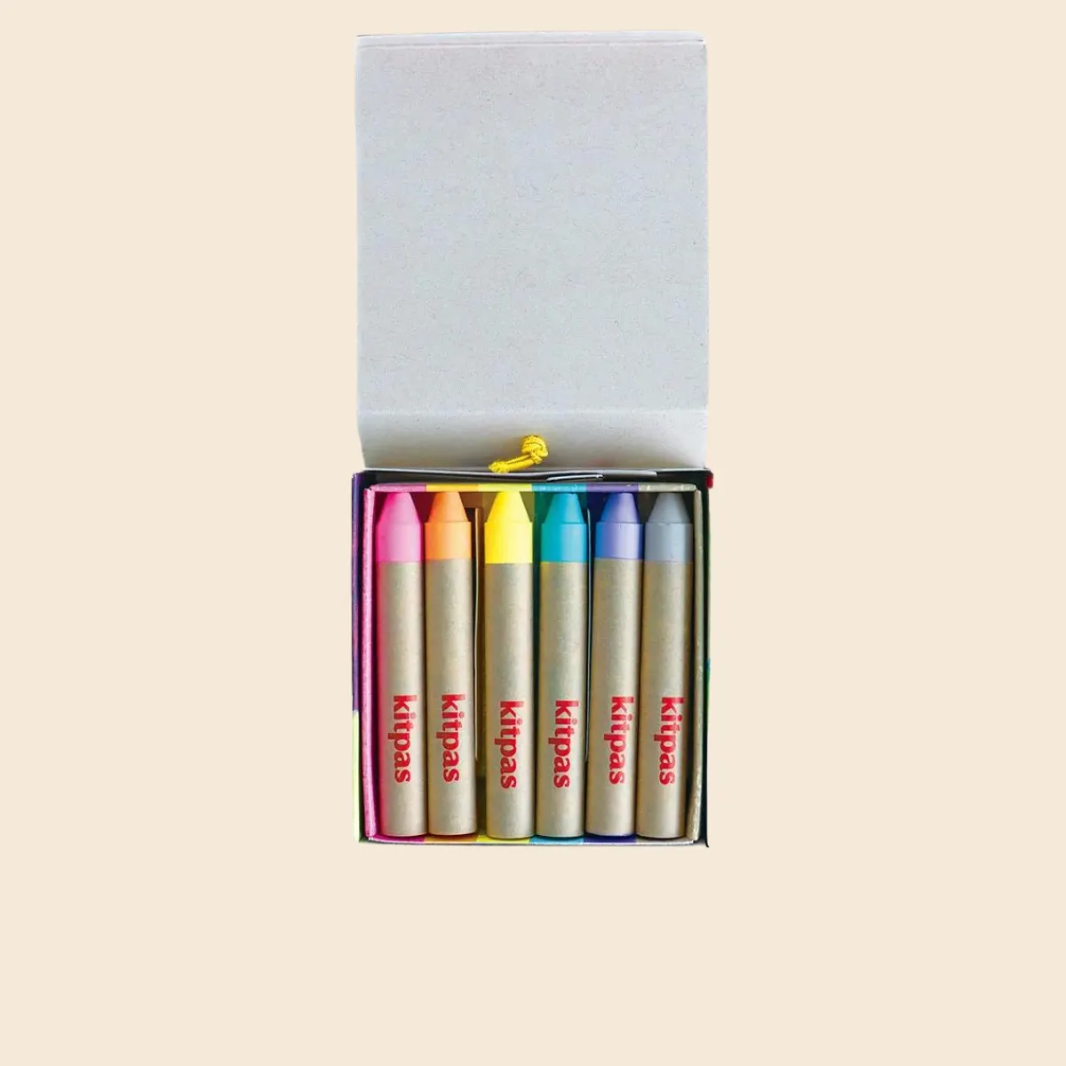 Kitpas Creativiteit & Fantasie | 5 Jaar*(Raam) krijt - 6 stks - by artist 'face' pastel colours
