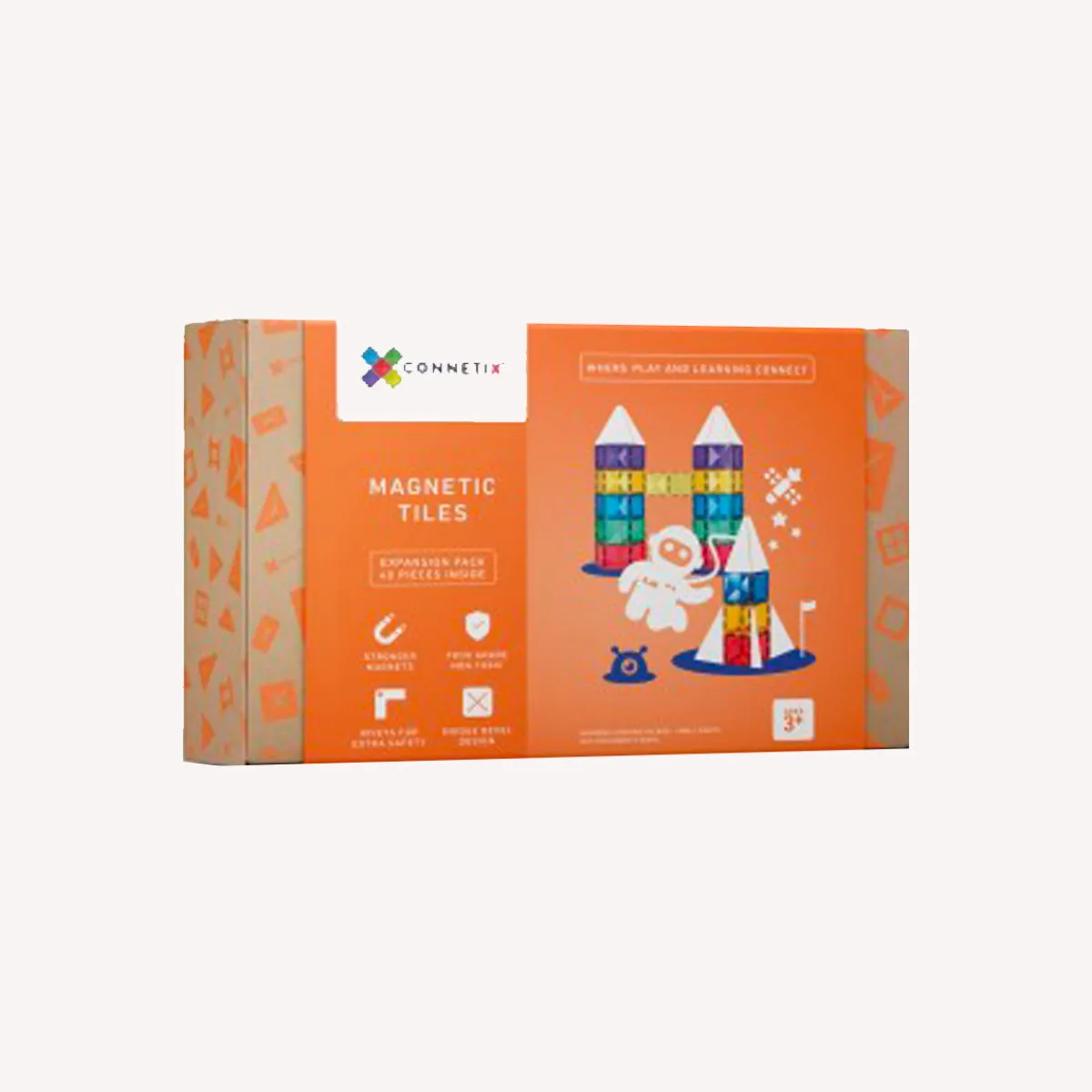 Connetix Ruimtelijk Inzicht | Motoriek*Rainbow Expansion Pack 40-delig