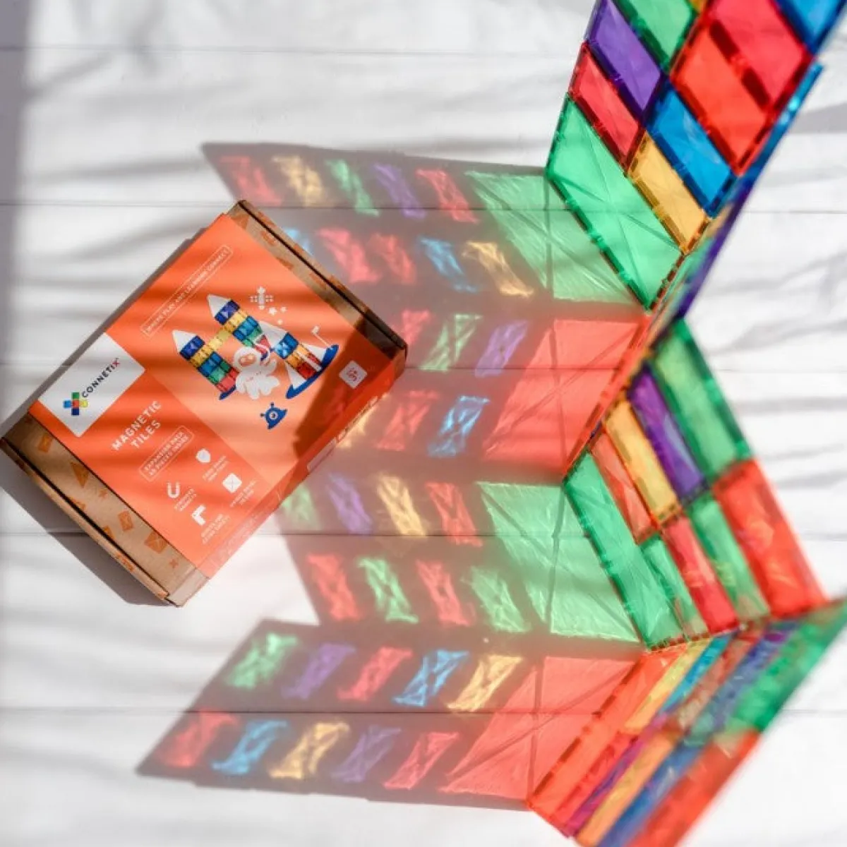Connetix Ruimtelijk Inzicht | Motoriek*Rainbow Expansion Pack 40-delig