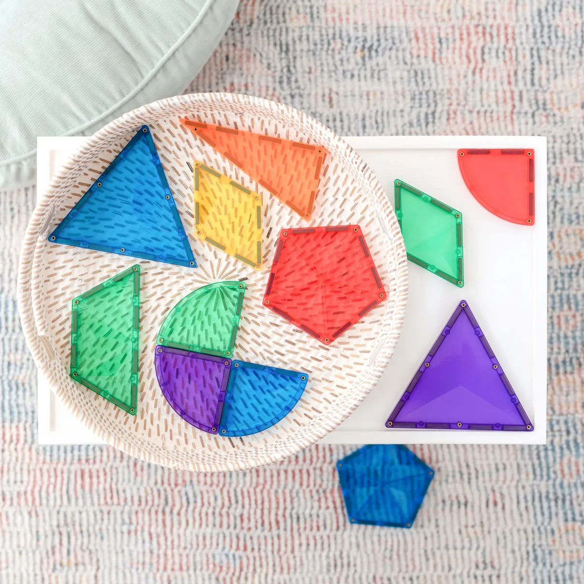 rainbow_shape_expansion_p_2.webp Connetix Ruimtelijk Inzicht | Motoriek*Rainbow Shape Expansion Pack 36-delig