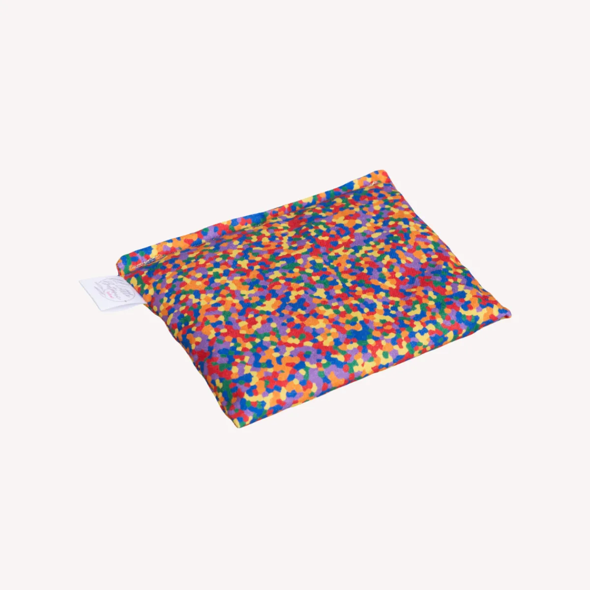 Little Botanic Label Zintuigen | Motoriek*Sensorisch pittenzakje - confetti regenboog
