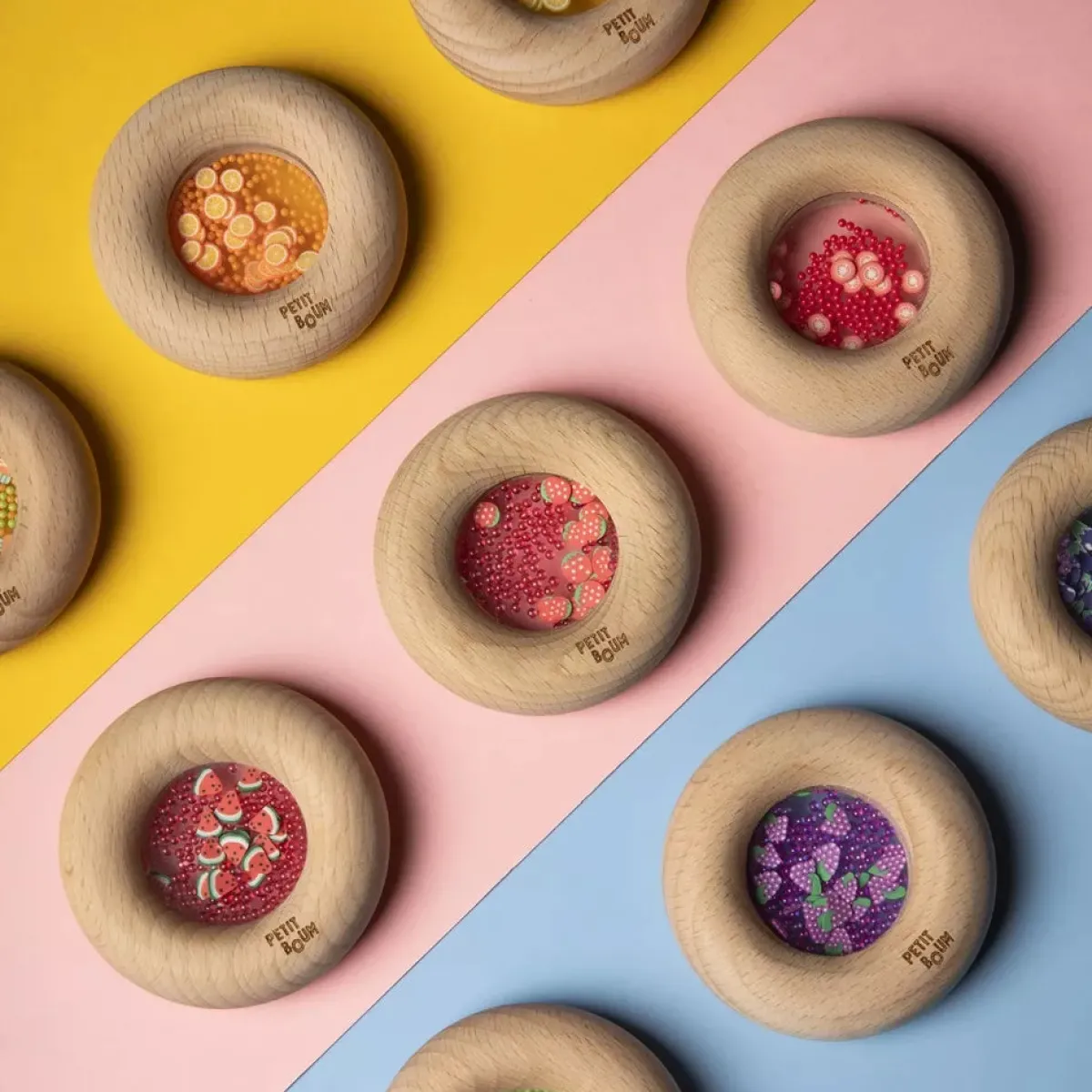 Petit Boum Zintuigen | Motoriek*Sensorische Donut - Lemon
