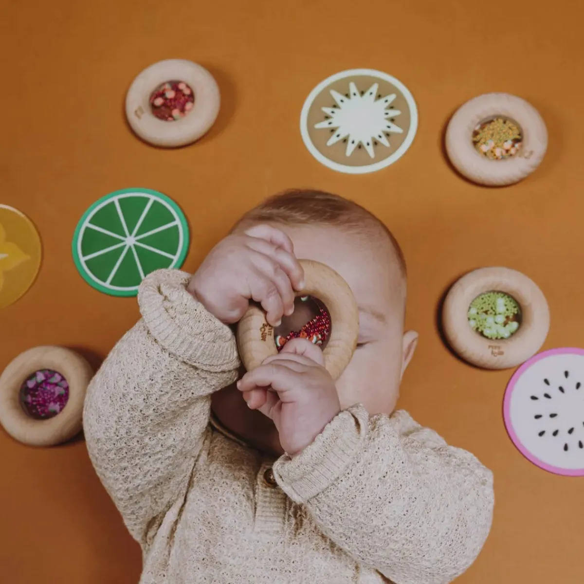sensorische_donut__lemon_2.webp Petit Boum Zintuigen | Motoriek*Sensorische Donut - Lemon