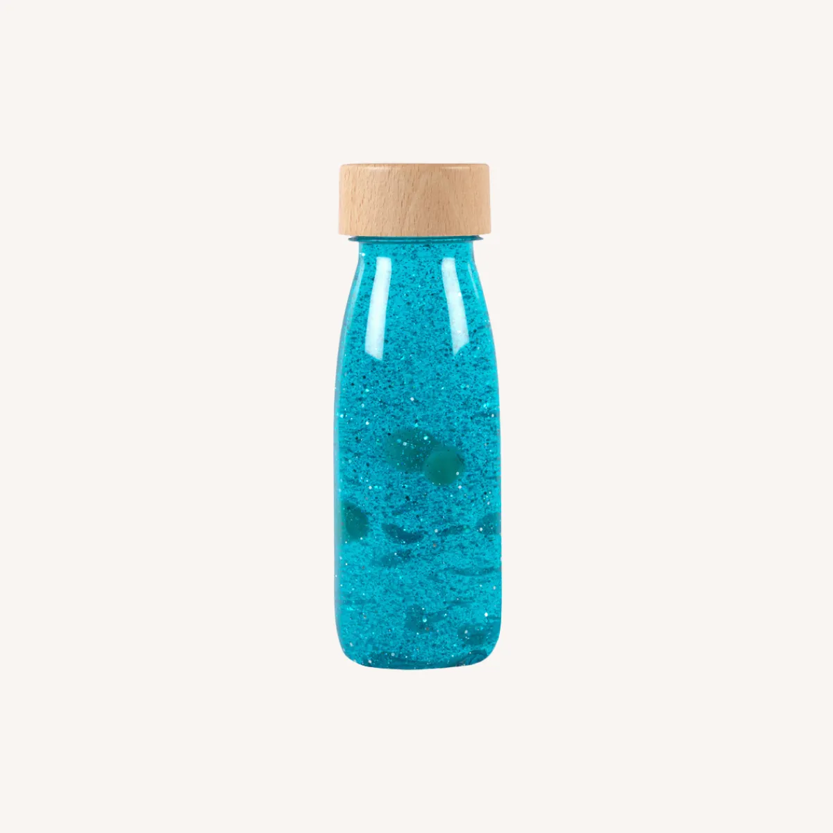 Petit Boum Zintuigen | Motoriek*Sensorische fles float - Turquoise