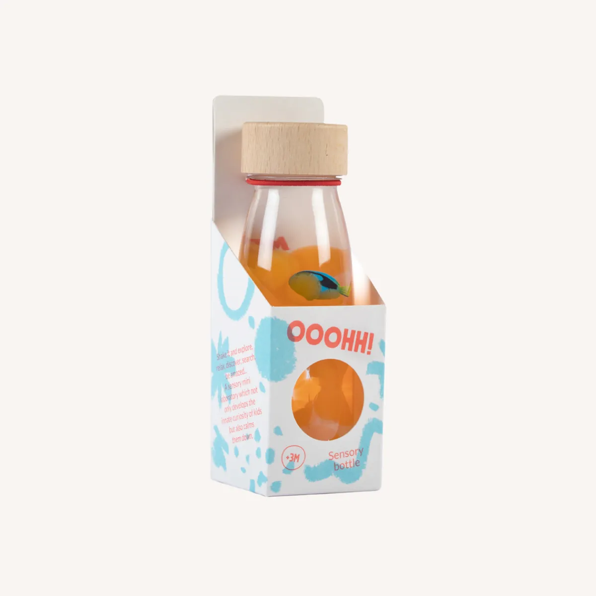 Petit Boum Motoriek | Zintuigen*Sensorische fles sound - Blue Tang