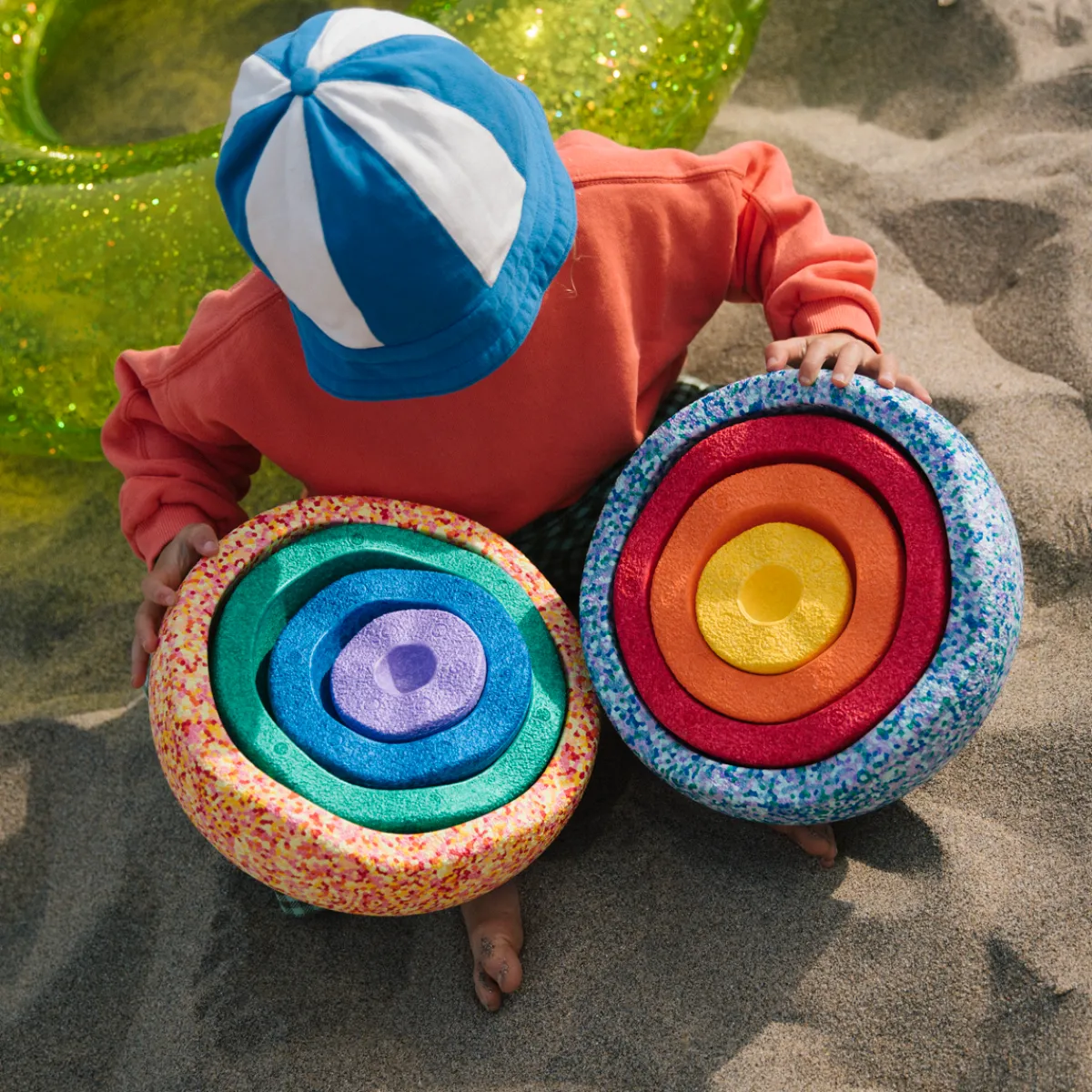 Stapelstein Motoriek | Creativiteit & Fantasie*Summer Special  - Rainbow Set - classic