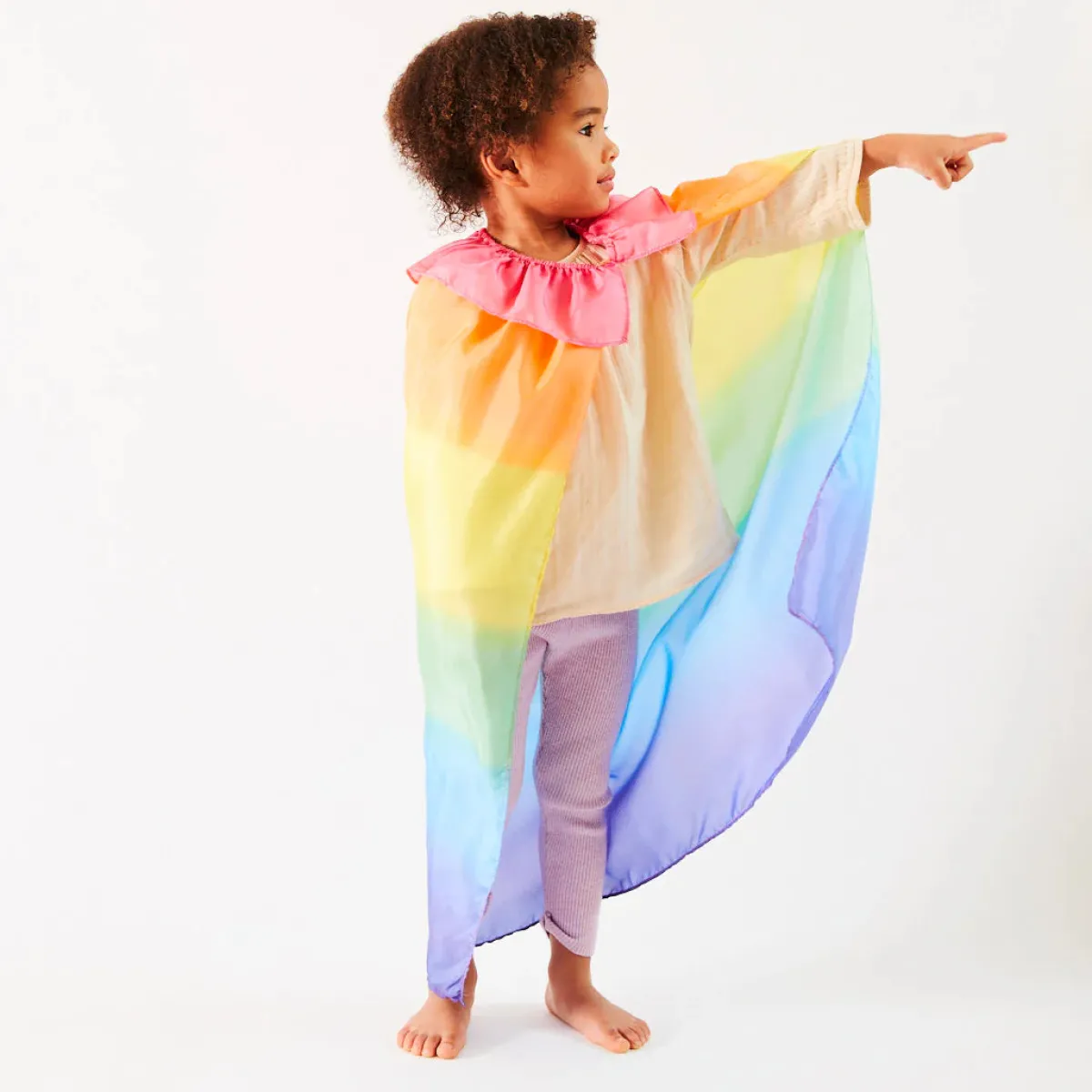 zijden_cape__regenboog_5.webp Sarah's Silks Emoties & Sociaal Gedrag | Creativiteit & Fantasie*Zijden Cape - regenboog