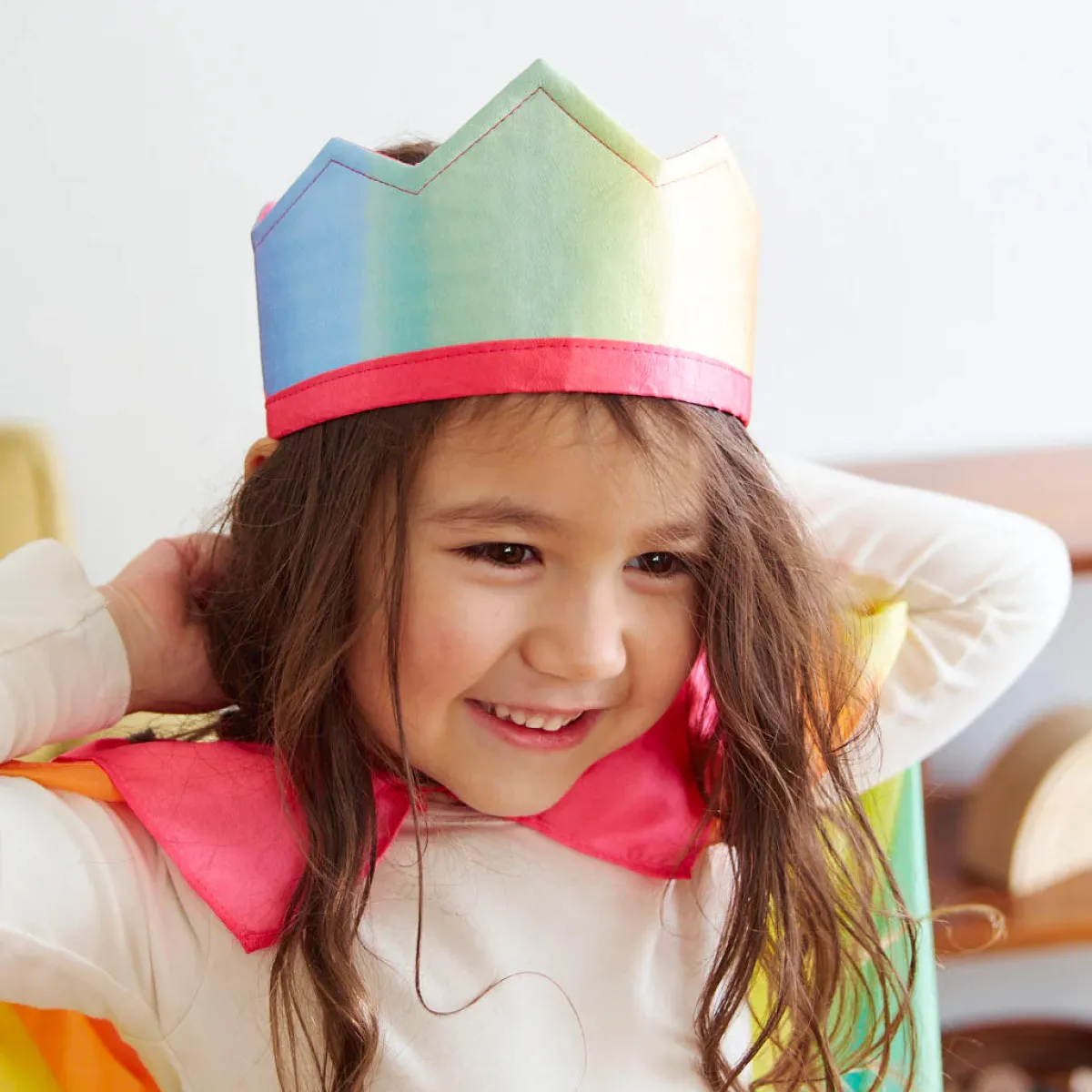 Sarah's Silks Emoties & Sociaal Gedrag | Creativiteit & Fantasie*Zijden Kroon - regenboog