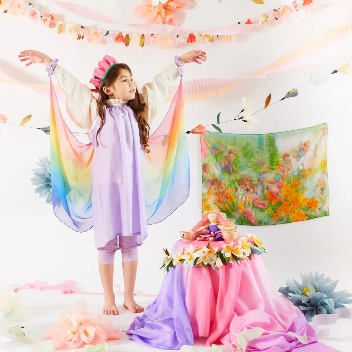 Sarah's Silks Emoties & Sociaal Gedrag | Creativiteit & Fantasie*Zijden Kroon bloemblaadjes
